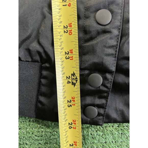 Nike Women SZ: S Black Varsity Woven Bomber Jacket New - Picture 10 of 10